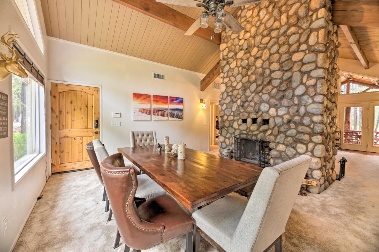 Lush Pinetop Retreat With Large Deck And Wooded Yard! 외부 사진