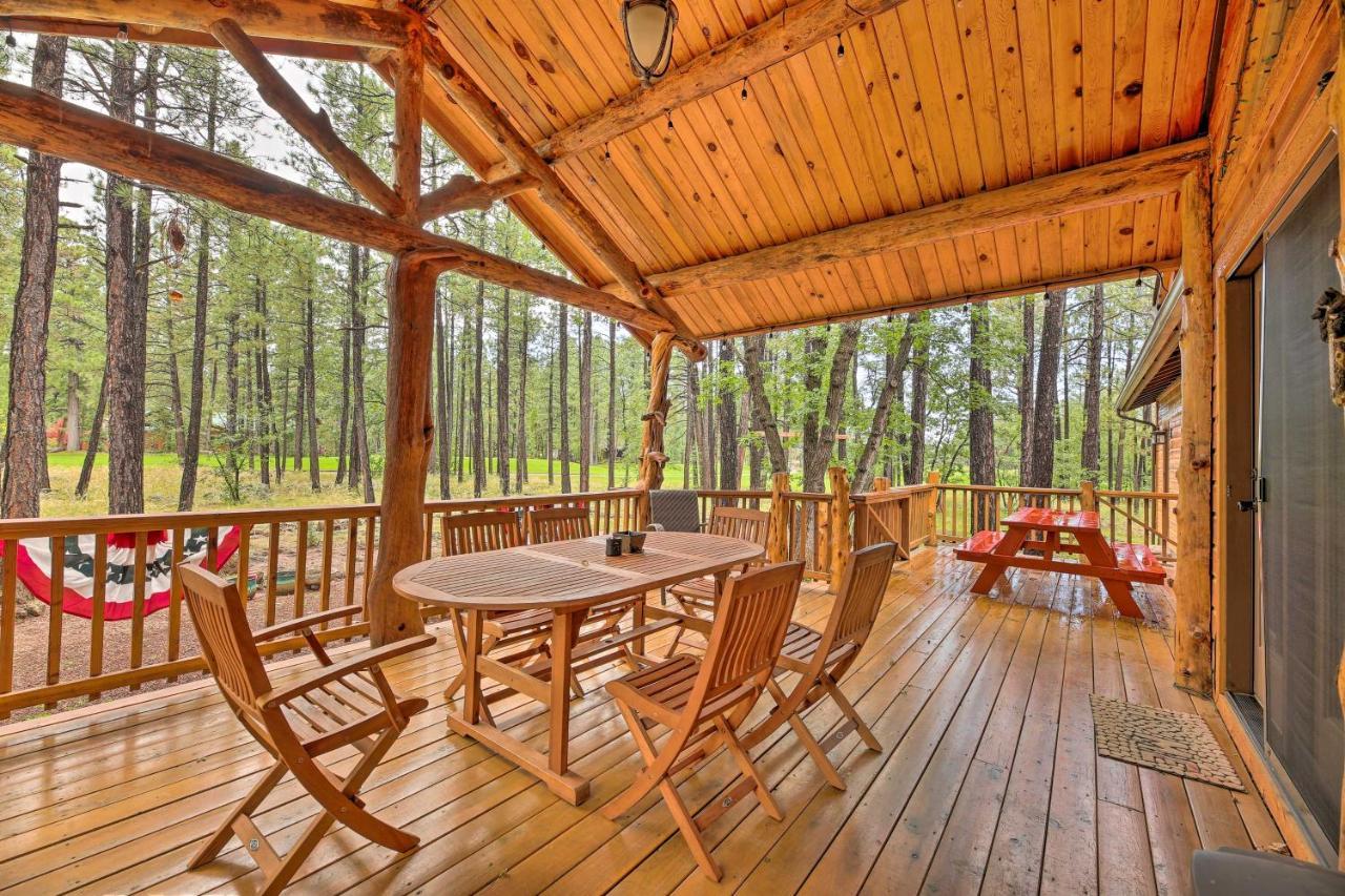 Lush Pinetop Retreat With Large Deck And Wooded Yard! 외부 사진